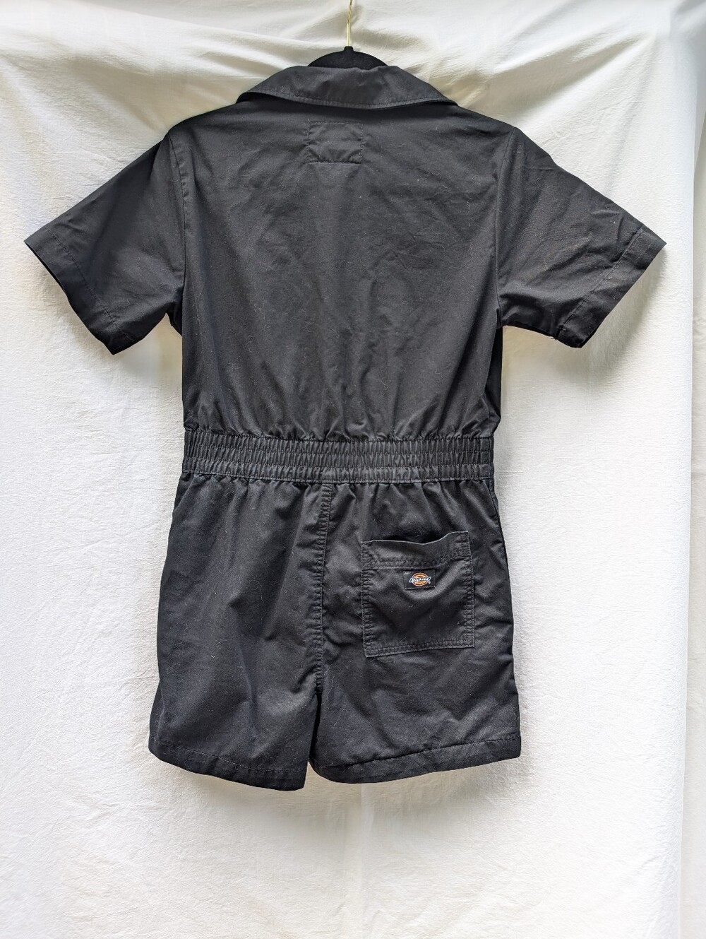 Dickies Short Jumpsuit Black Cotton Sz S - Picture 6 of 7